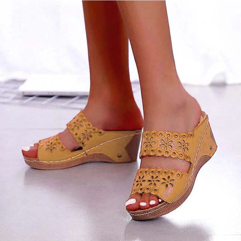 Summer Platform Shoes Slip On Walking Shoes
