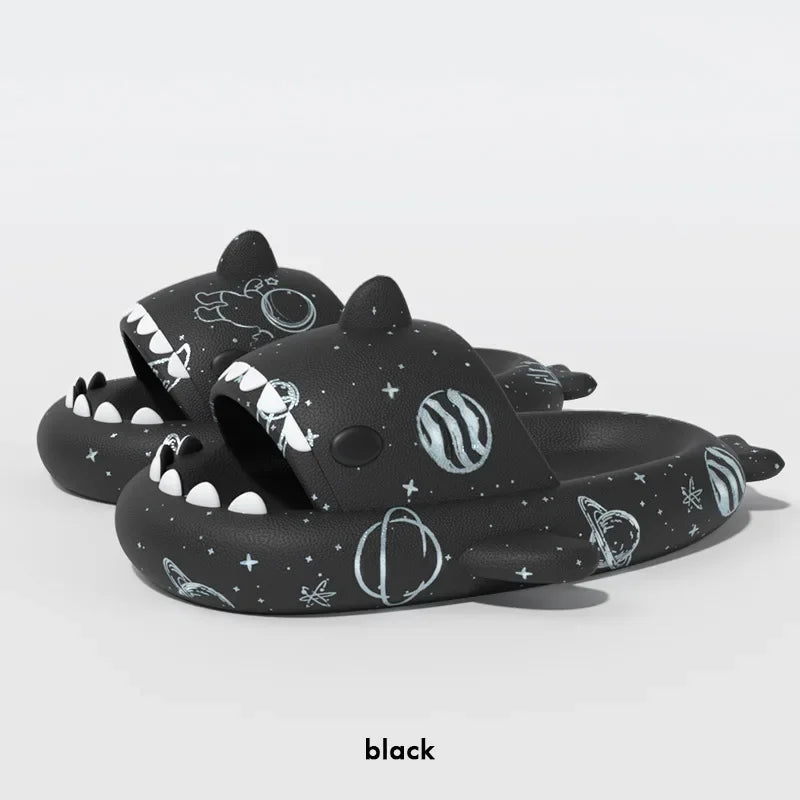 Shark Slippers - Home Summer Beach Indoor Soft Slides