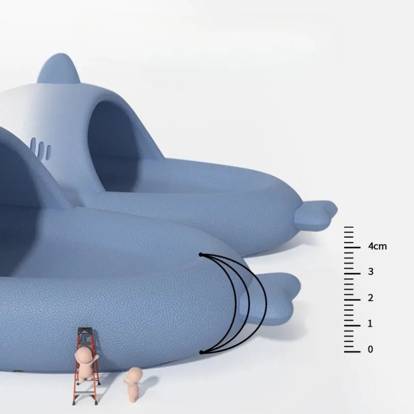 Shark Slippers - Home Summer Beach Indoor Soft Slides