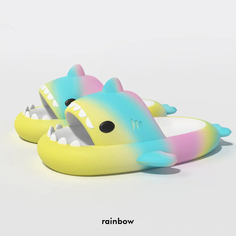 Shark Slides - Summer Slippers Beach Bathroom Home
