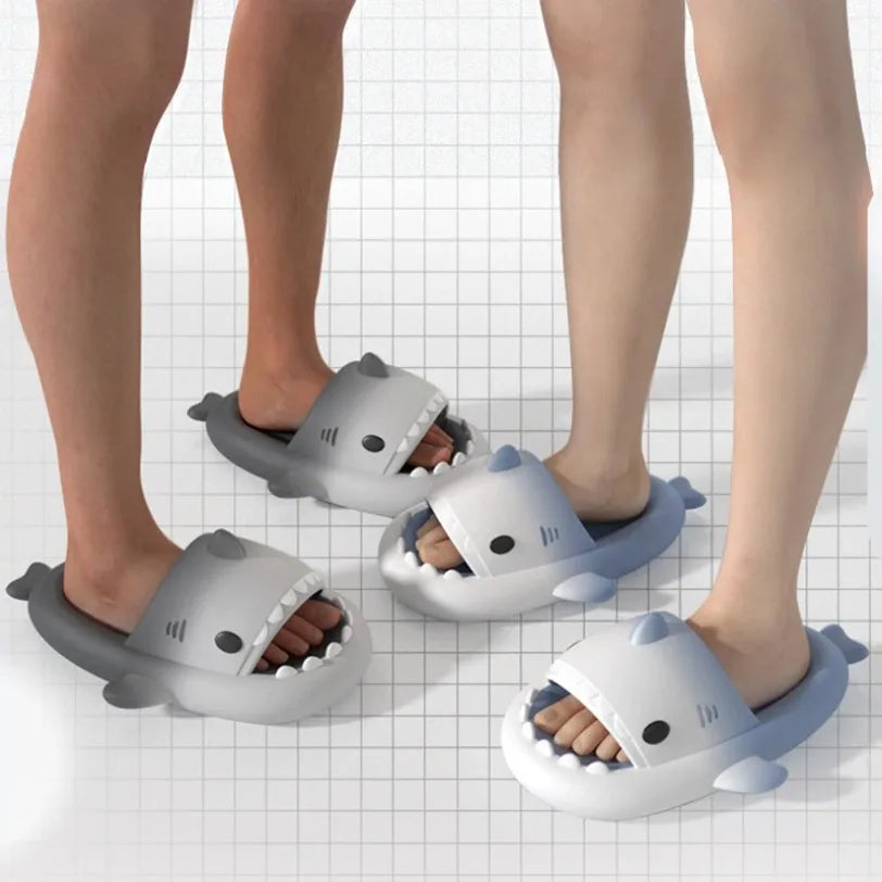 Shark Slippers - Home Summer Beach Indoor Soft Slides