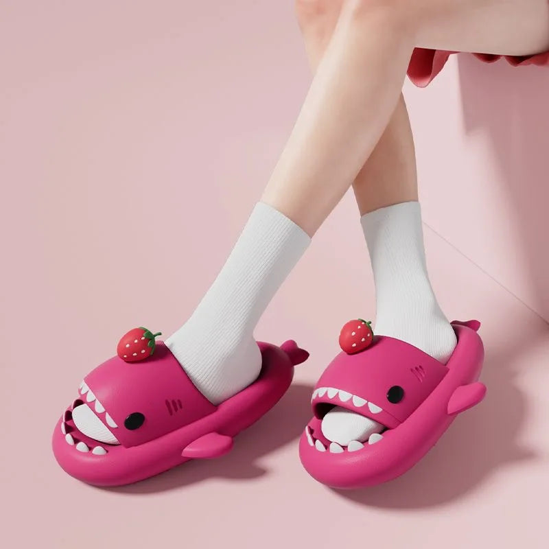 Shark Slides - Cute Panda DIY Slippers Summer Platform Shoes