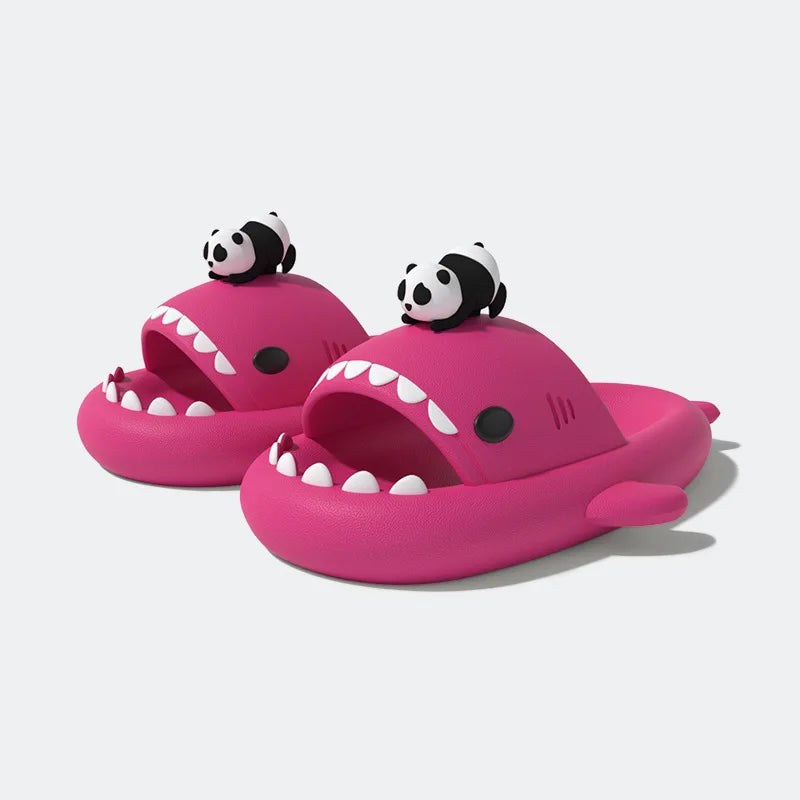 Shark Slides - Summer Platform Night Indoor Beach Slippers