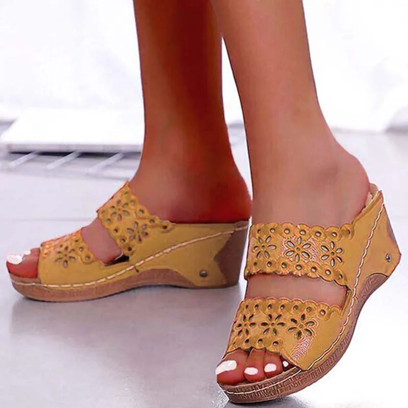Summer Platform Shoes Slip On Walking Shoes