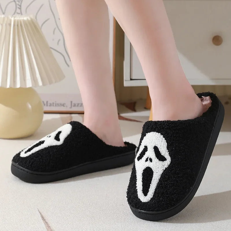 Halloween Skull Anti-Slip Indoor Slippers