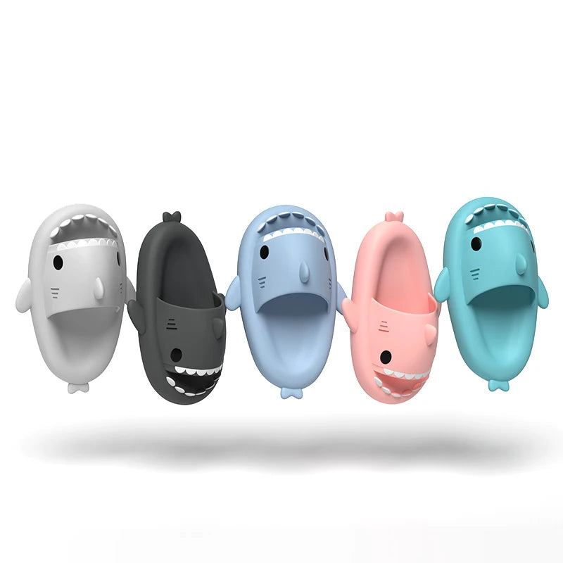 Shark Slides - Anti Slip Thick Sole Indoor Outdoor Slippers