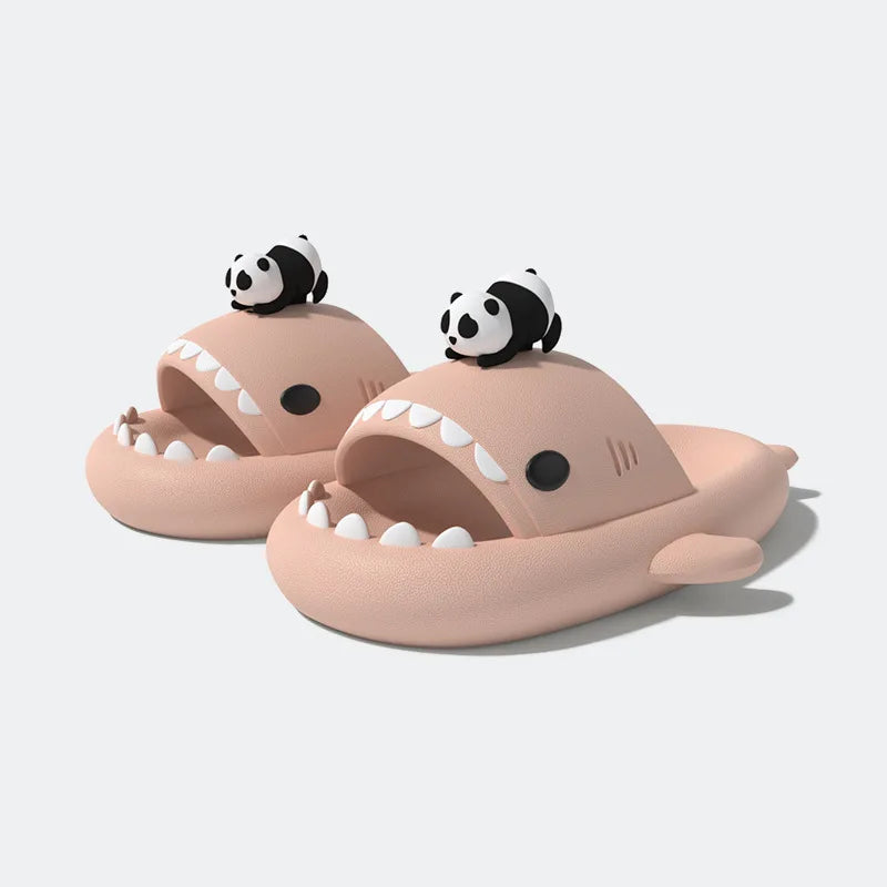 Shark Slides - Summer Platform Night Indoor Beach Slippers