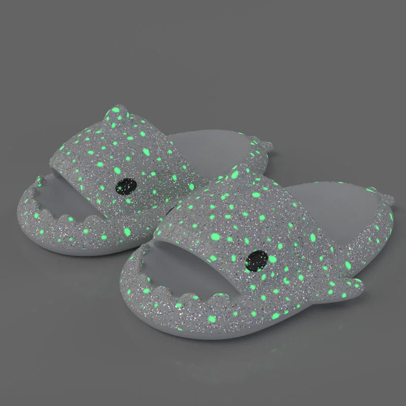 Shark Slides - Soft Slippers Bathroom Couple Outdoor Shoes