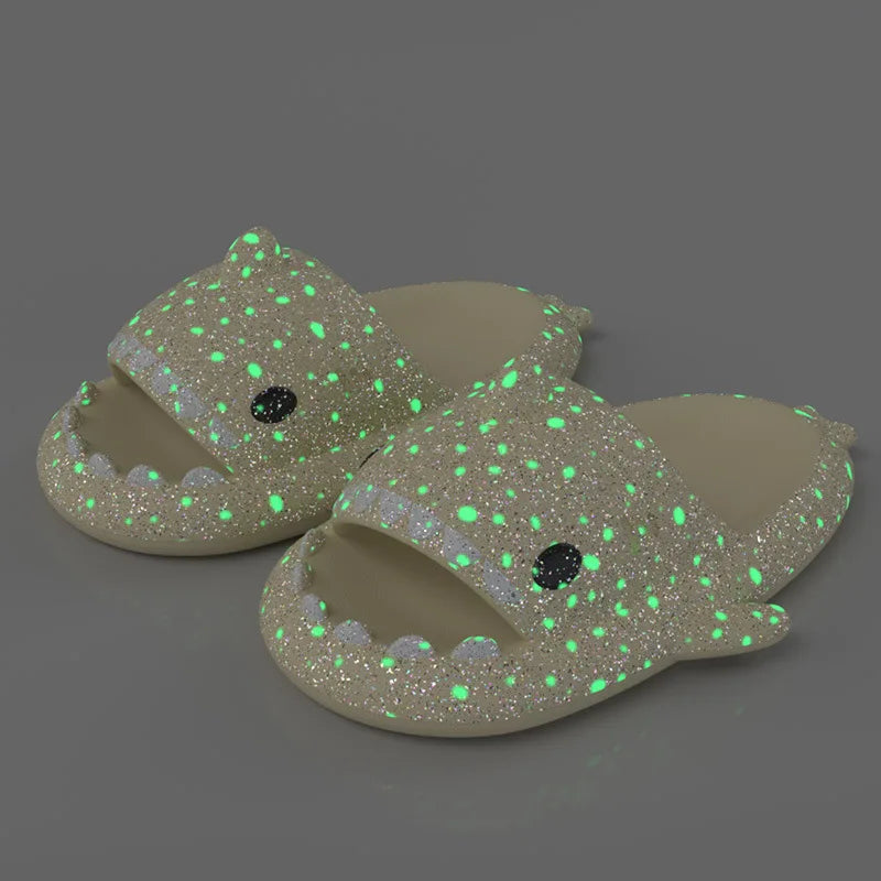 Shark Slides - Luminous Slippers Cute Flip Flops