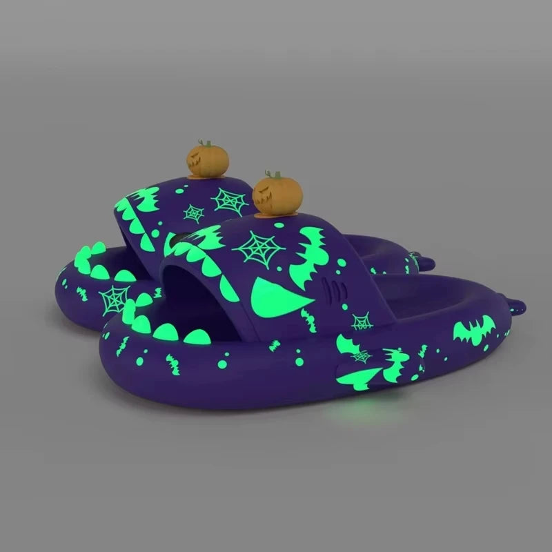 Shark Slides - Soft Slippers Bathroom Couple Outdoor Shoes