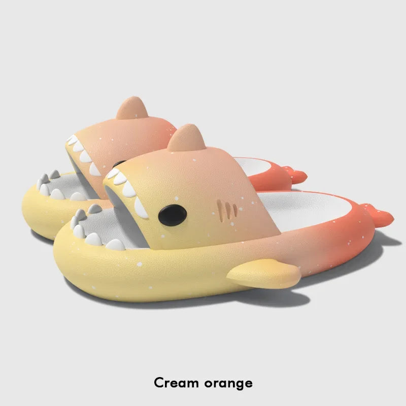 Shark Slippers - Home Summer Beach Indoor Soft Slides