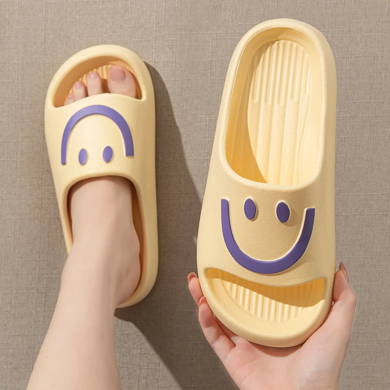 Cartoon Smile Eva Home Beach Flip Flops