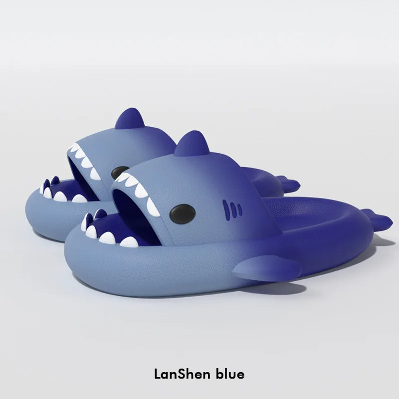 Shark Slippers - Fashion Slides Gradient Color Home Shoes
