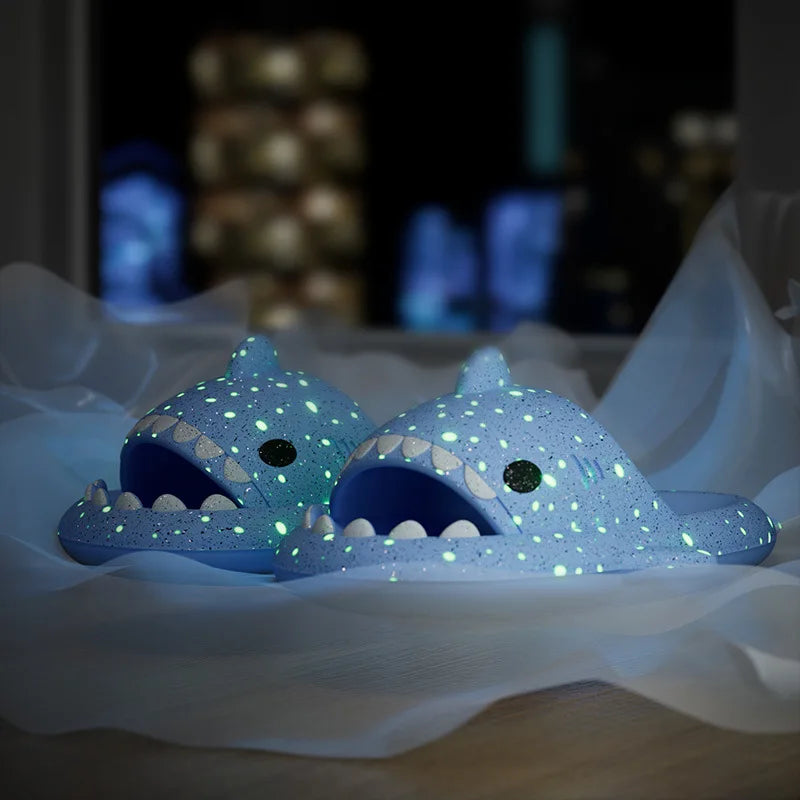 Shark Slides - Luminous Slippers Cute Flip Flops