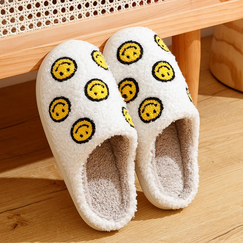 Smiley Slippers - Smile Bedroom Non-slip Home Slides