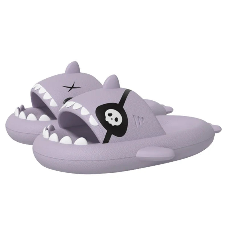 Pallene Summer Shark Slides Indoor Flat Shoes