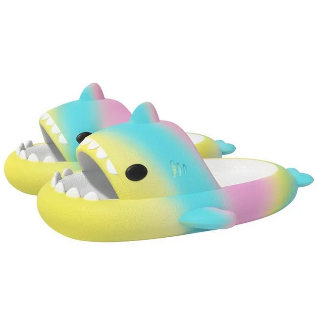 Shark Slides - Soft Slippers Bathroom Couple Outdoor Shoes