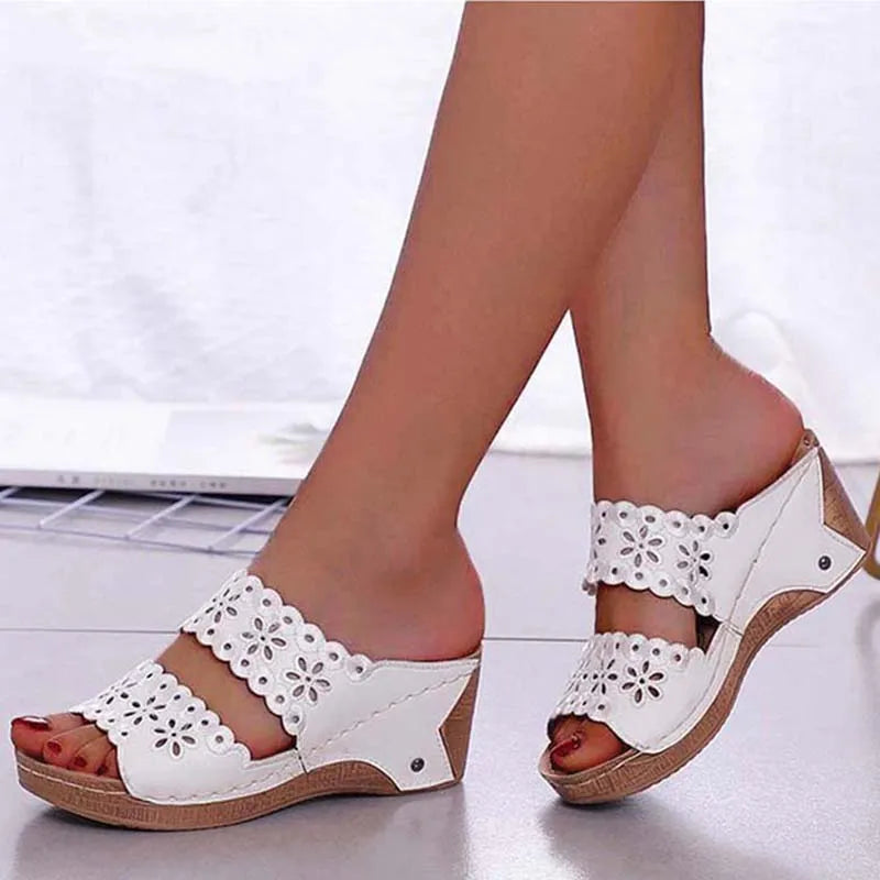 Summer Platform Shoes Slip On Walking Shoes