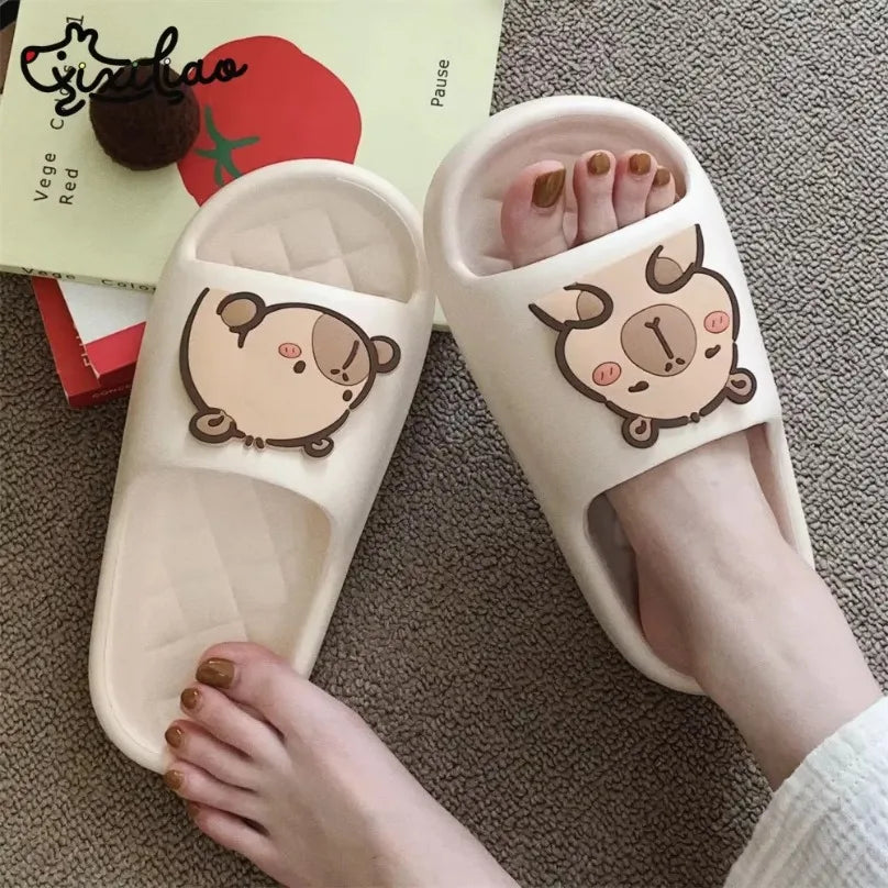 Capybara Flip Flops Women Slipper