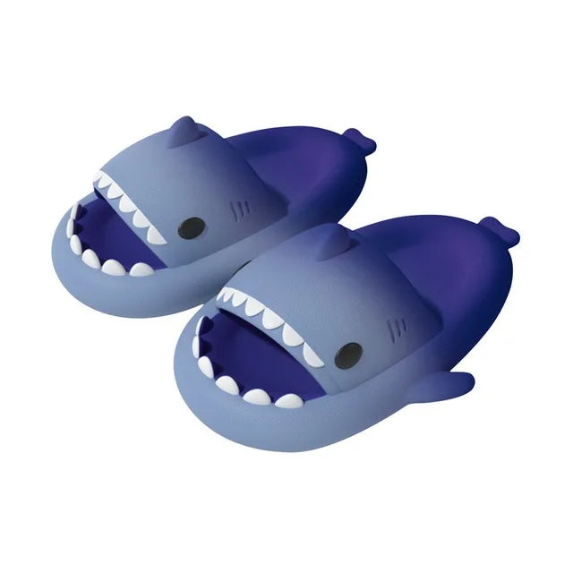 Shark Slides - Soft Slippers Bathroom Couple Outdoor Shoes
