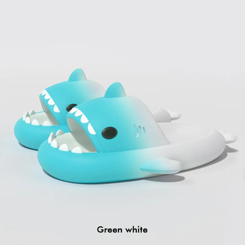 Shark Slides - Summer Slippers Beach Bathroom Home