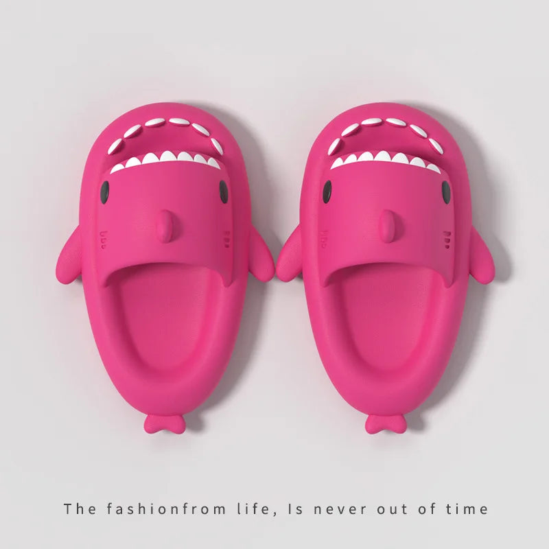 Shark Slides - 4cm Thick Slippers Indoor Bathroom Slides