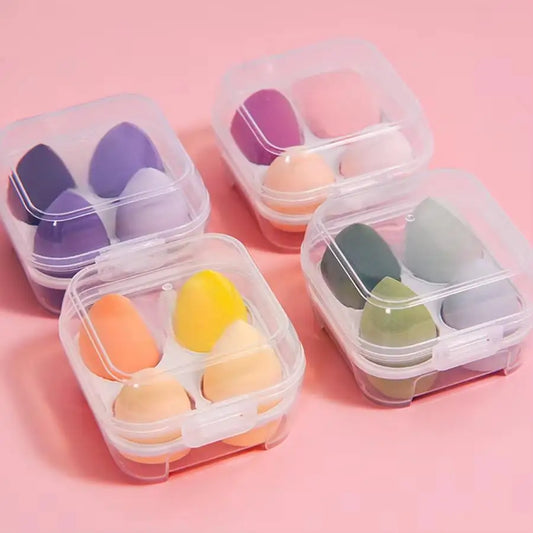 4PCS Beauty Eggs Set Prevents Bacteria Buildup Beauty Egg Case