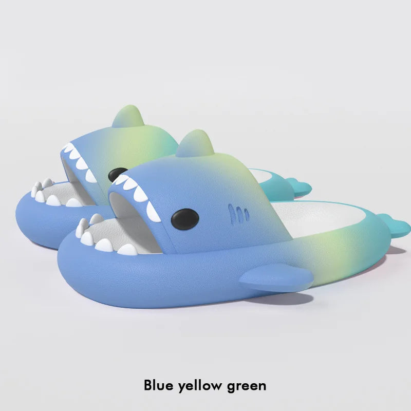 Shark Slides - Summer Slippers Beach Bathroom Home