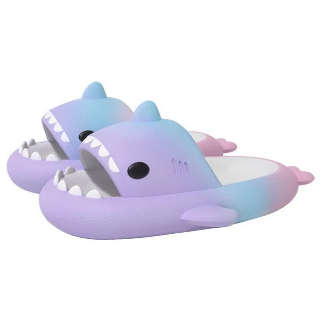 Shark Slides - Soft Slippers Bathroom Couple Outdoor Shoes