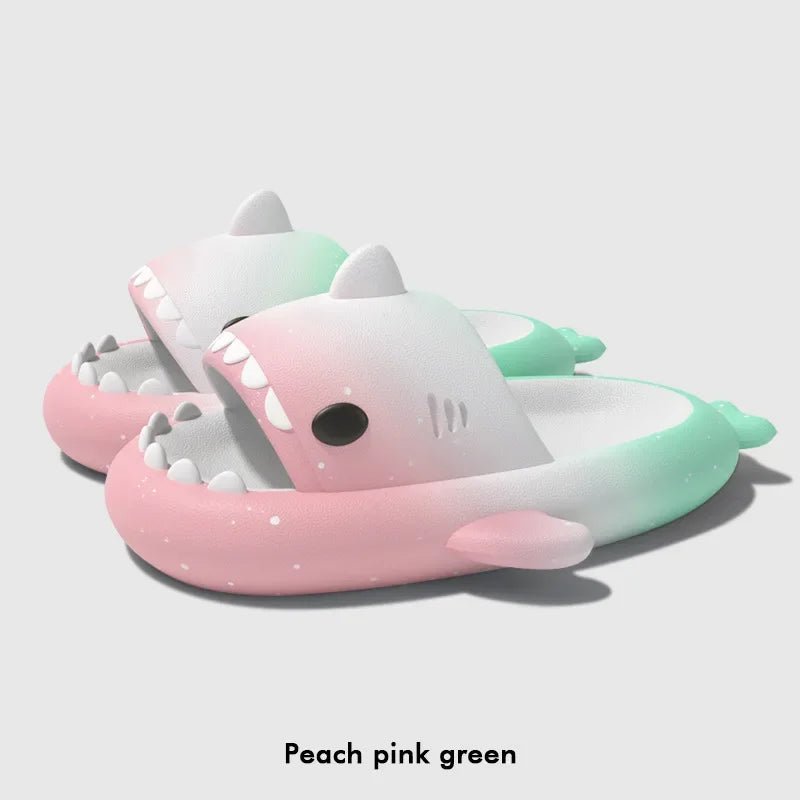 Shark Slippers - Home Summer Beach Indoor Soft Slides