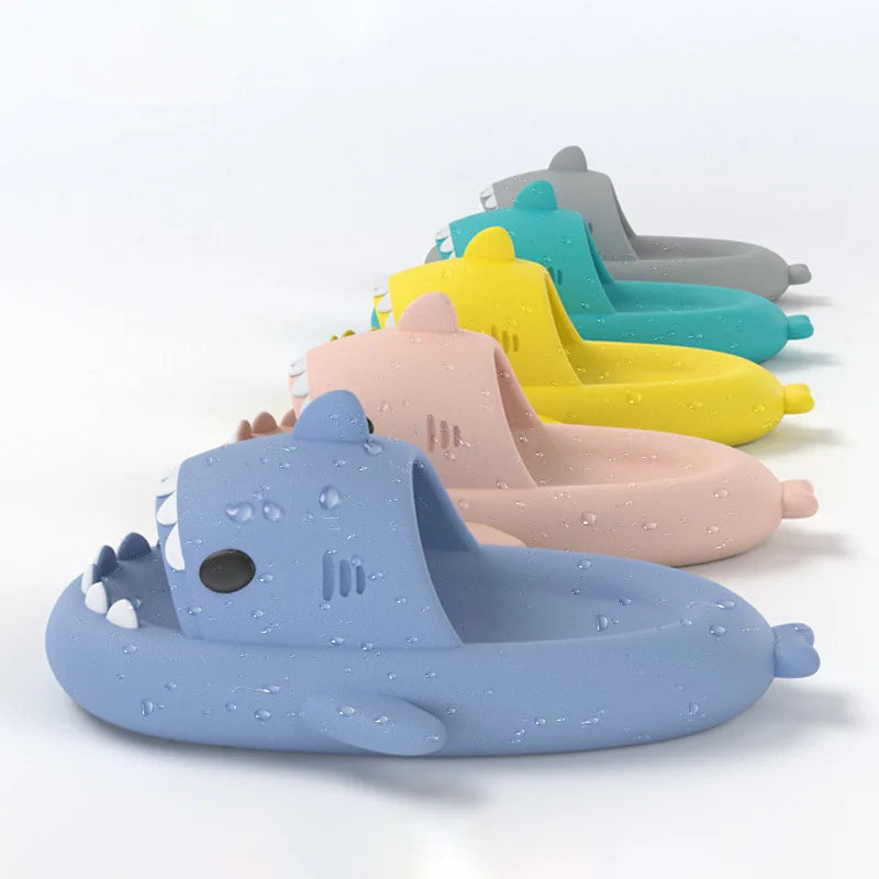 Summer Shark Slippers Anti-Skid Flat Shoes