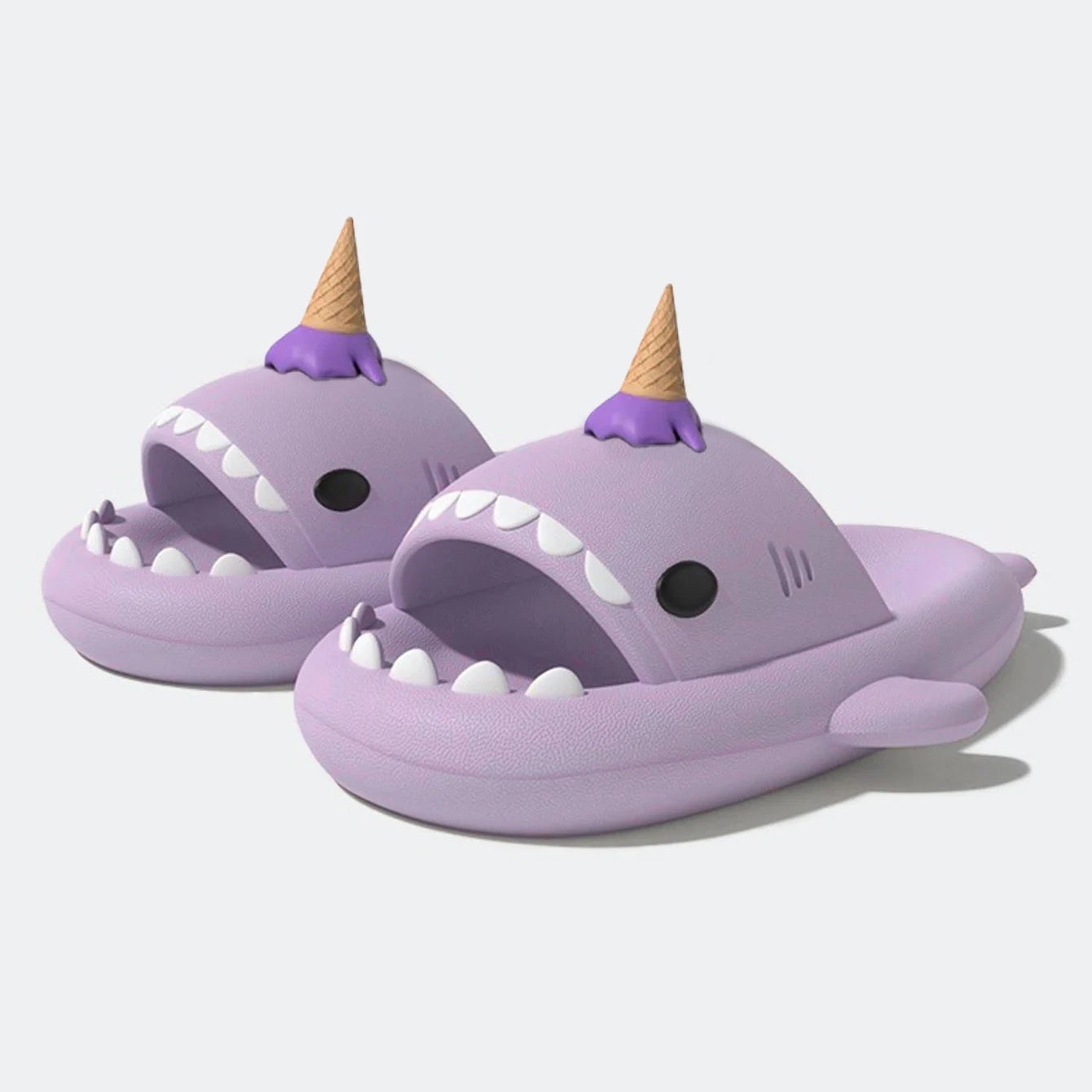 Shark Slippers - Cute Ice Cream Thick Sole Anti-slip