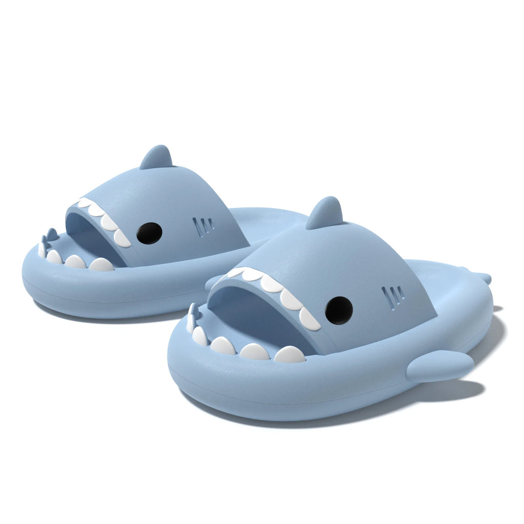 Shark Slides - Anti Slip Thick Sole Indoor Outdoor Slippers