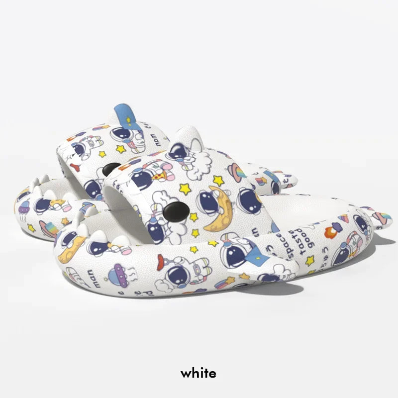 Shark Slippers - Home Summer Beach Indoor Soft Slides