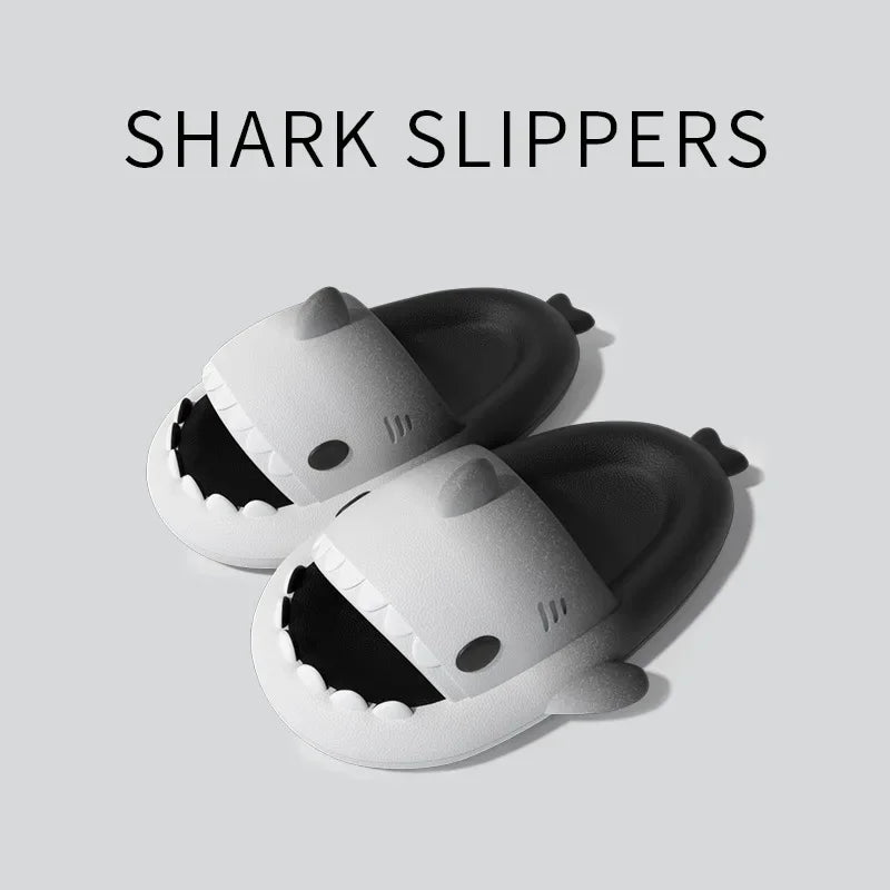 Shark Slippers - House Cloud Platform Slides Summer Beach