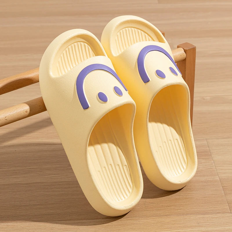 Cartoon Smile Eva Home Beach Flip Flops