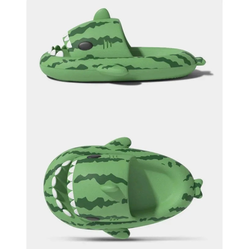 Shark Slippers - House Cloud Platform Slides Summer Beach