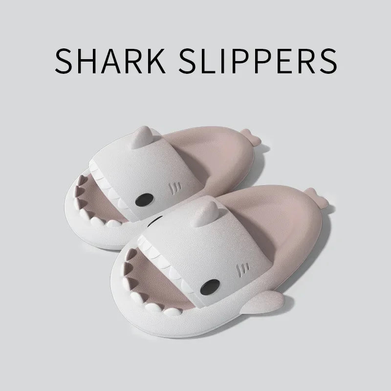 Shark Slippers - House Cloud Platform Slides Summer Beach