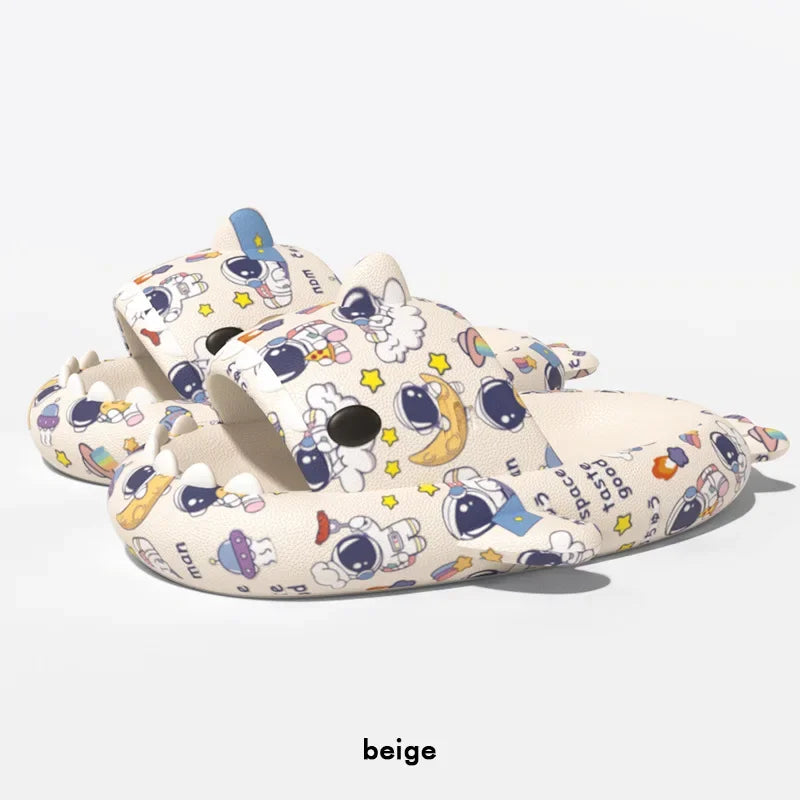 Shark Slippers - Home Summer Beach Indoor Soft Slides