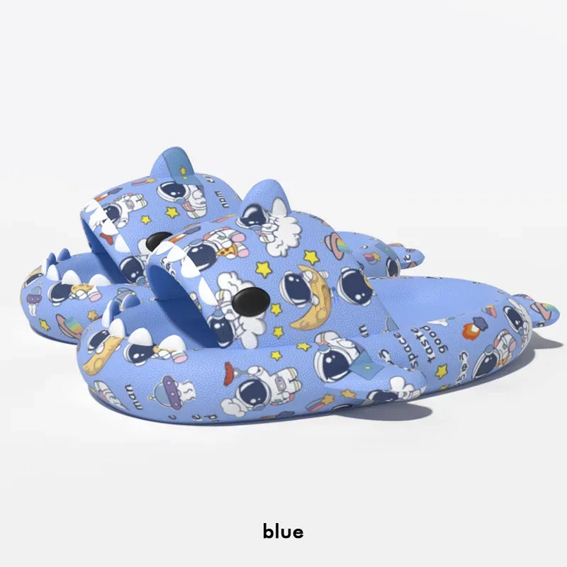Shark Slippers - Home Summer Beach Indoor Soft Slides