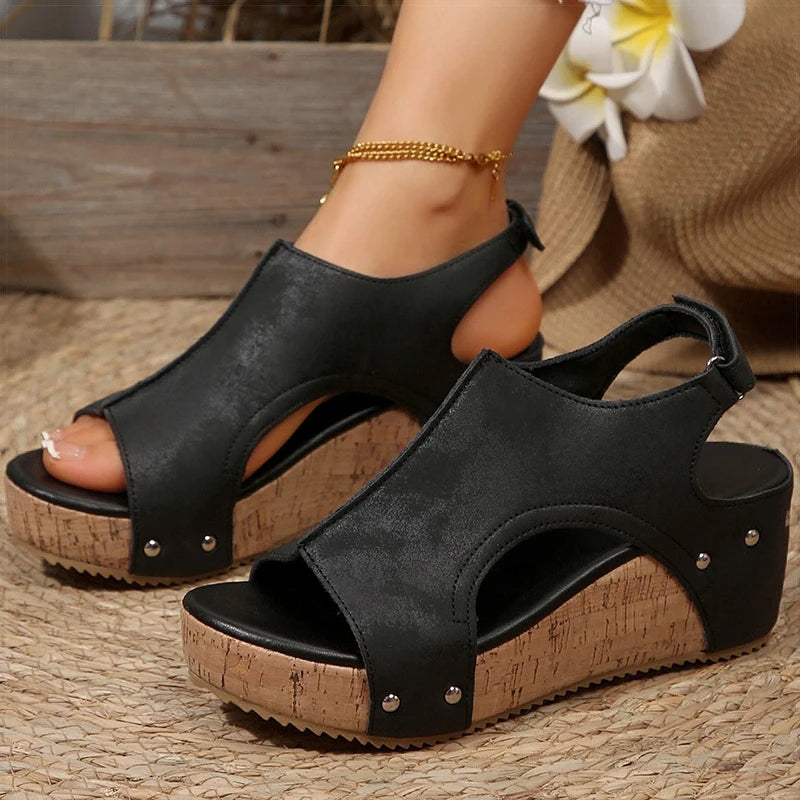 High Heels Sandals With Wedges Shoes