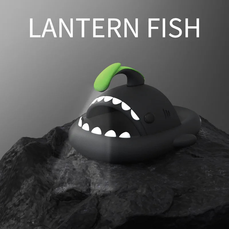 Shark Slippers -Indoor Outdoor Lantern Fish Slides