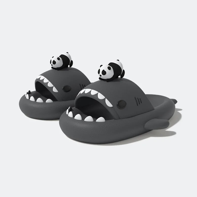 Shark Slides - Summer Platform Night Indoor Beach Slippers