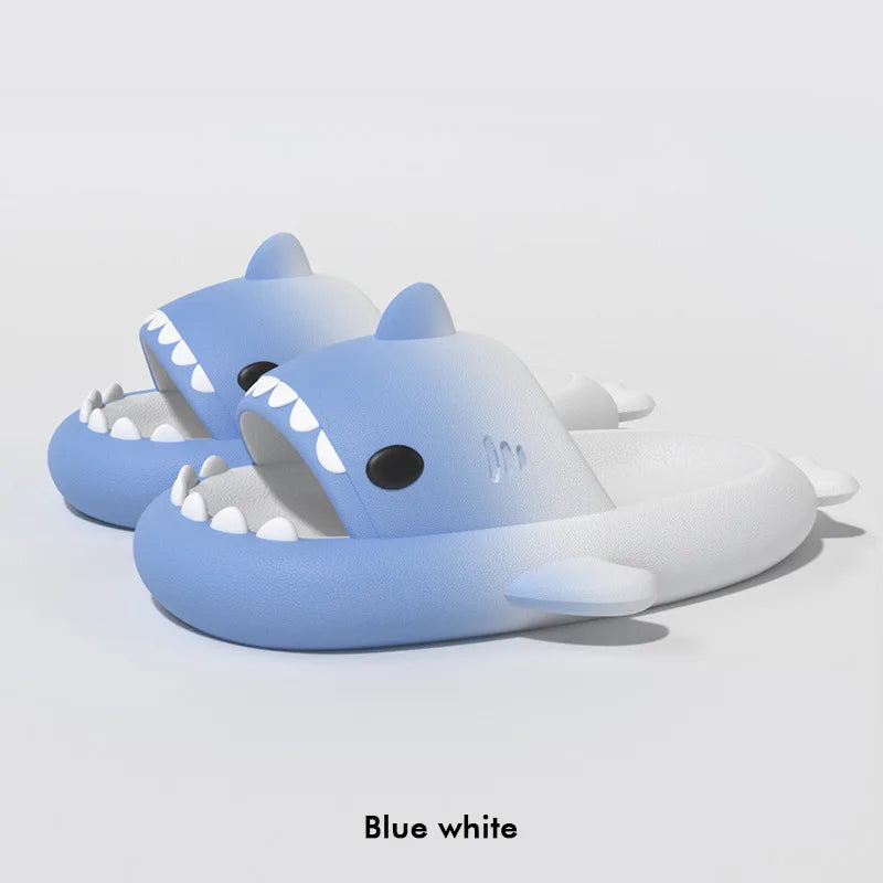 Shark Slides - Summer Slippers Beach Bathroom Home