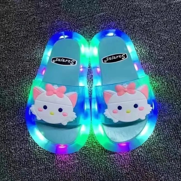 Boys Girls Unicorn Animals Prints Slippers