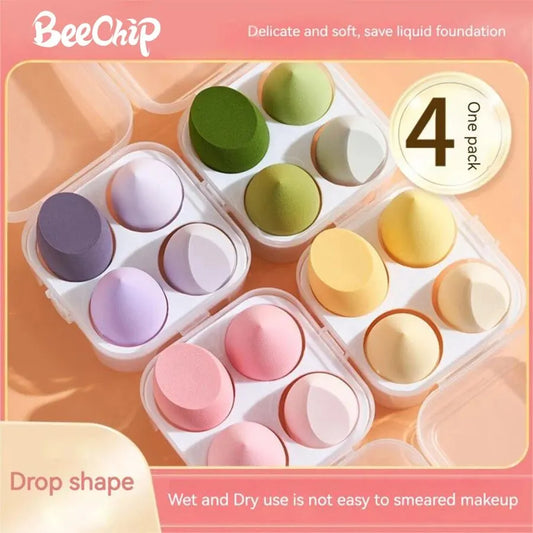 4PCS Beauty Eggs Set Prevents Bacteria Buildup Beauty Egg Case