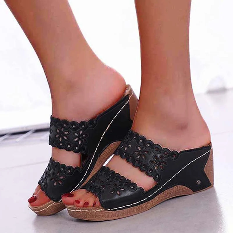 Summer Platform Shoes Slip On Walking Shoes