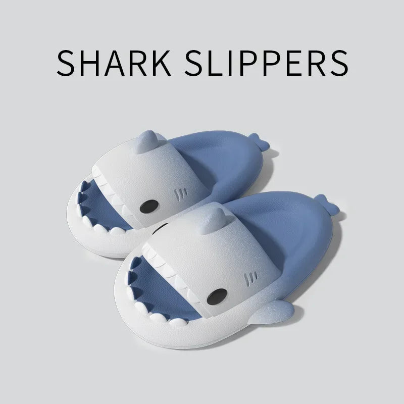 Shark Slippers - House Cloud Platform Slides Summer Beach