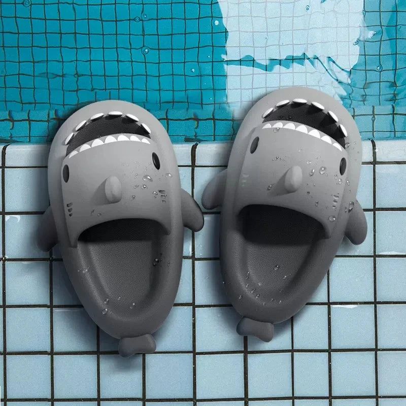 Shark Slippers - Fashion Slides Gradient Color Home Shoes