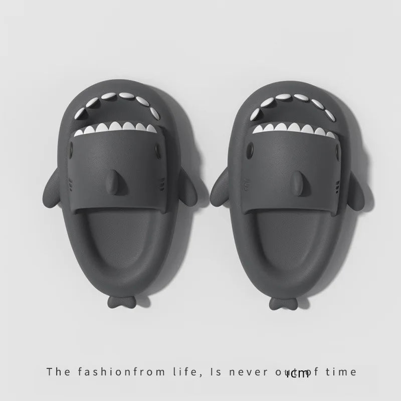 Shark Slides - Summer Platform Night Indoor Beach Slippers